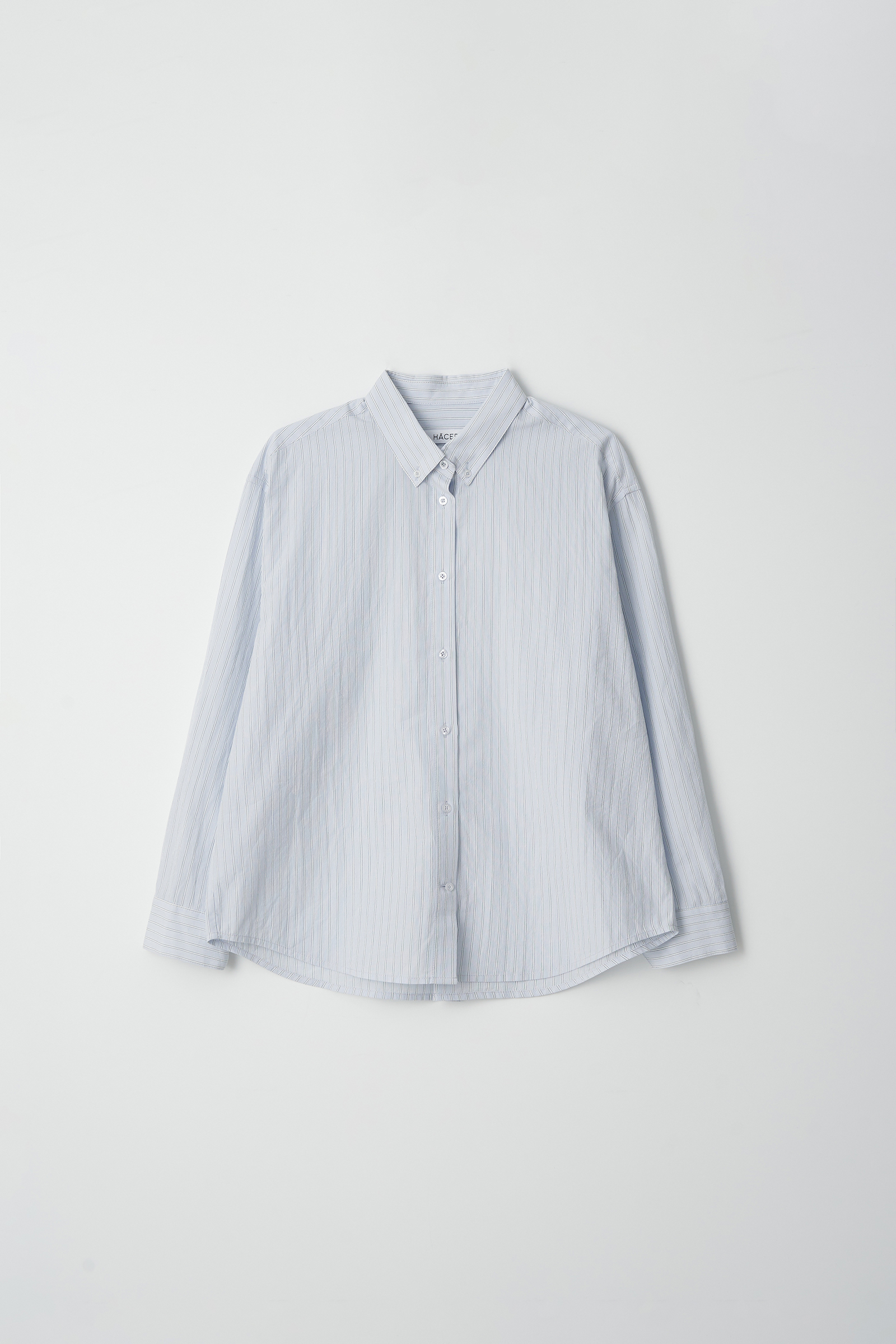 [Exclusive] [4ht] Blue Stripe Shirt (Fabric By ICHIMEN)