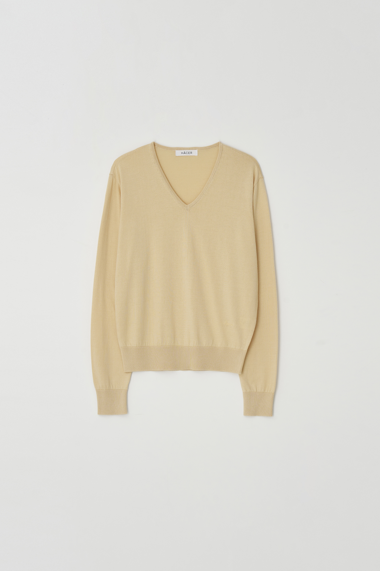 [2nd] Cotton V-neck Pullover